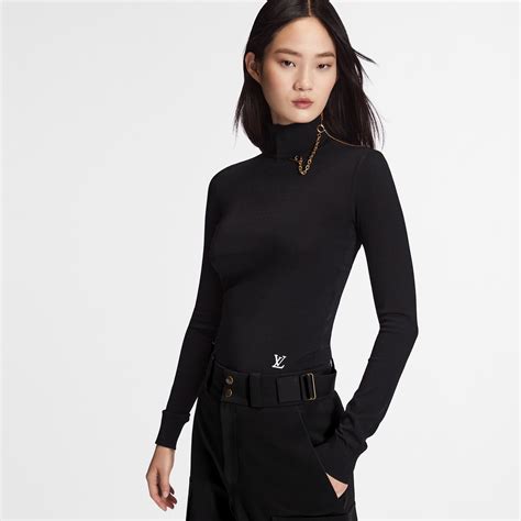 louis vuitton turtleneck sweater|Shoulder Detail Turtleneck Sweater .